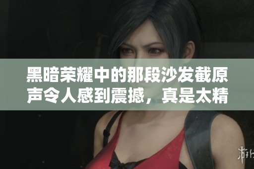 黑暗荣耀中的那段沙发截原声令人感到震撼，真是太精彩了