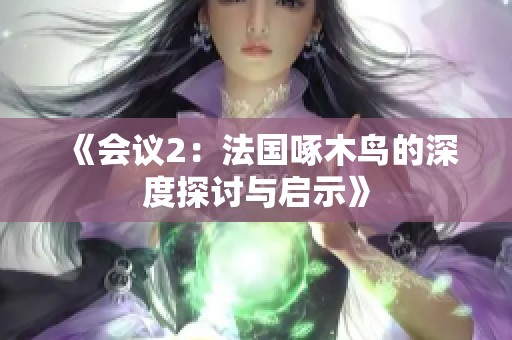《会议2：法国啄木鸟的深度探讨与启示》