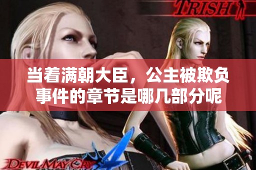 当着满朝大臣，公主被欺负事件的章节是哪几部分呢