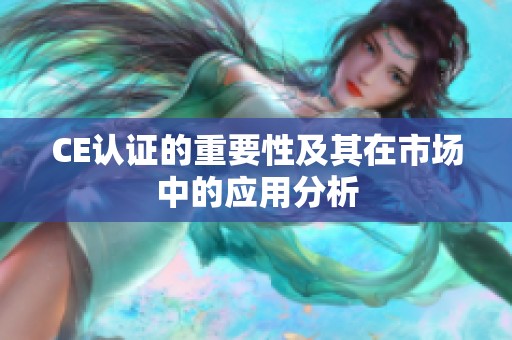 CE认证的重要性及其在市场中的应用分析