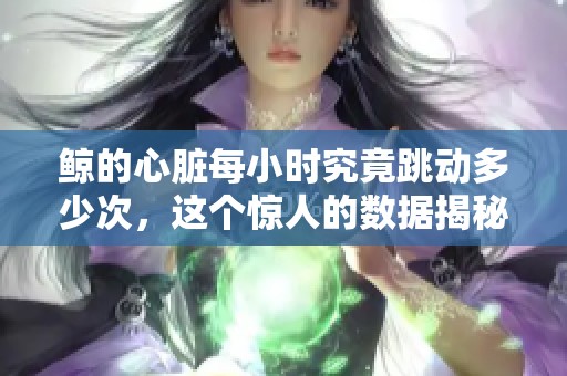 鲸的心脏每小时究竟跳动多少次，这个惊人的数据揭秘了什么呢