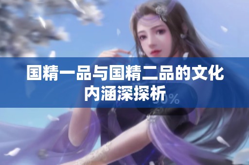 国精一品与国精二品的文化内涵深探析
