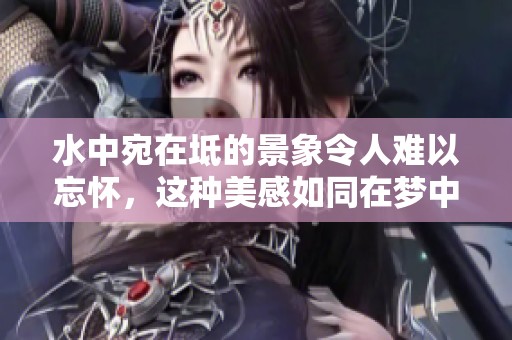 水中宛在坻的景象令人难以忘怀，这种美感如同在梦中一般