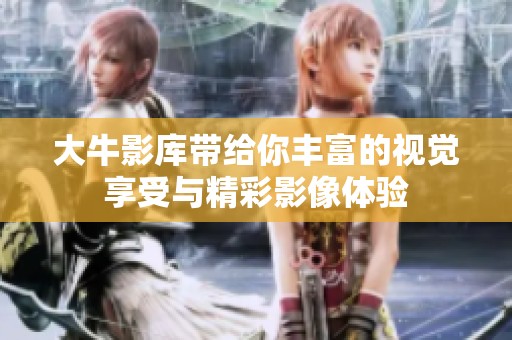 大牛影库带给你丰富的视觉享受与精彩影像体验