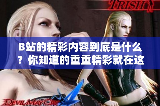 B站的精彩内容到底是什么？你知道的重重精彩就在这里。