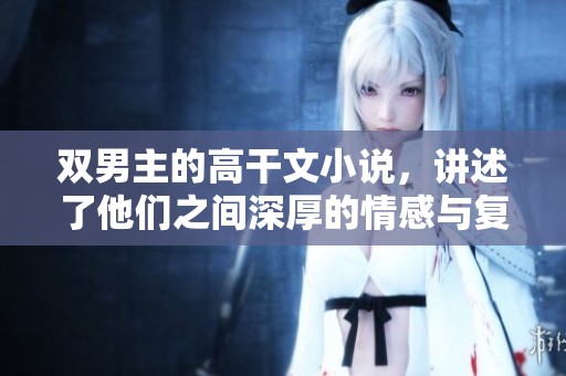 双男主的高干文小说，讲述了他们之间深厚的情感与复杂的权力斗争故事