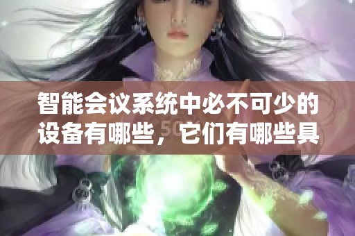 智能会议系统中必不可少的设备有哪些，它们有哪些具体功能呢