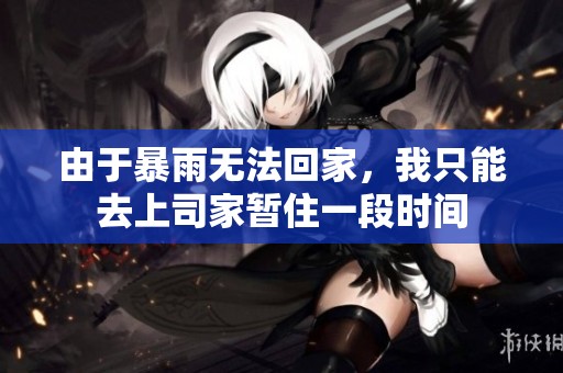 由于暴雨无法回家，我只能去上司家暂住一段时间