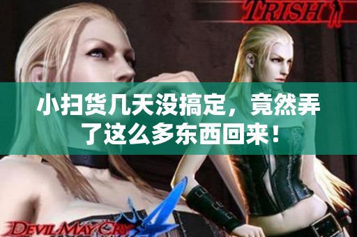 小扫货几天没搞定，竟然弄了这么多东西回来！