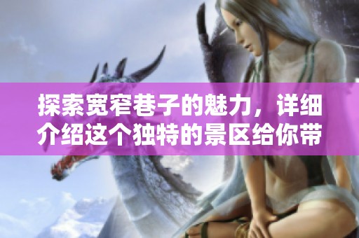 探索宽窄巷子的魅力，详细介绍这个独特的景区给你带来的体验