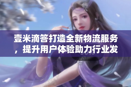 壹米滴答打造全新物流服务，提升用户体验助力行业发展