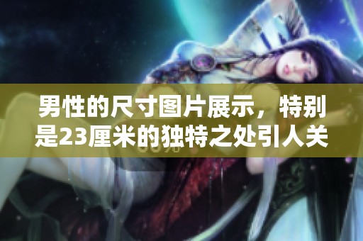 男性的尺寸图片展示，特别是23厘米的独特之处引人关注