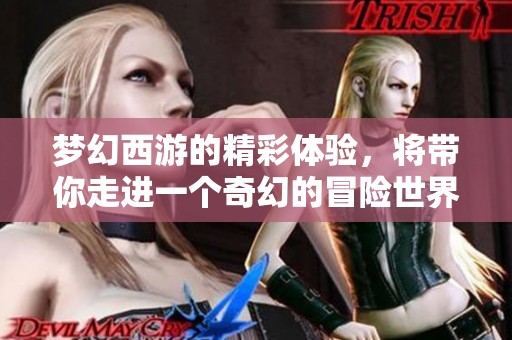 梦幻西游的精彩体验，将带你走进一个奇幻的冒险世界