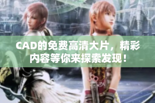 CAD的免费高清大片，精彩内容等你来探索发现！