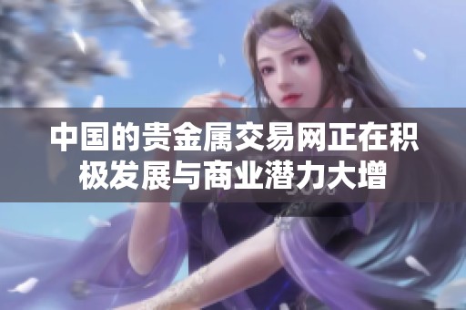 中国的贵金属交易网正在积极发展与商业潜力大增