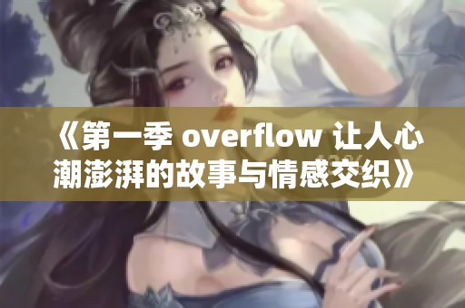 《第一季 overflow 让人心潮澎湃的故事与情感交织》