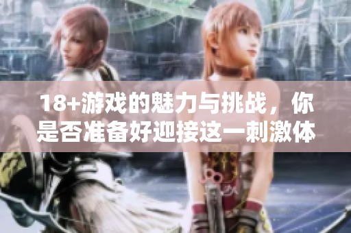 18+游戏的魅力与挑战，你是否准备好迎接这一刺激体验？