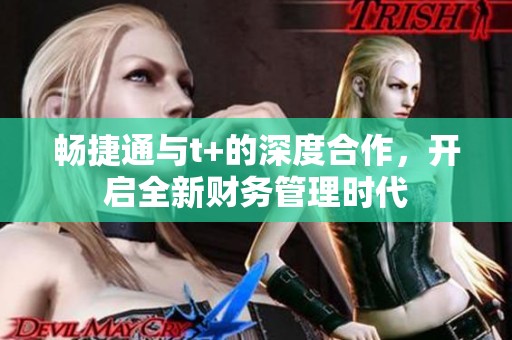 畅捷通与t+的深度合作，开启全新财务管理时代