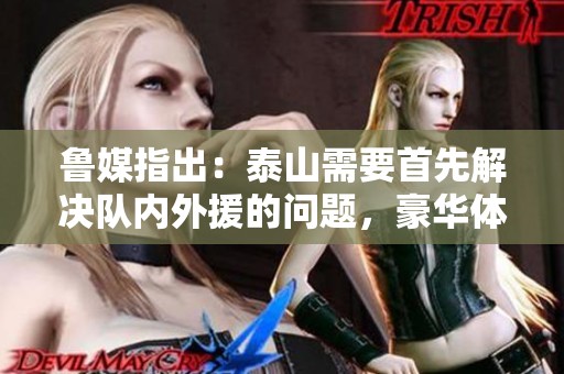 鲁媒指出：泰山需要首先解决队内外援的问题，豪华体验亟待提升