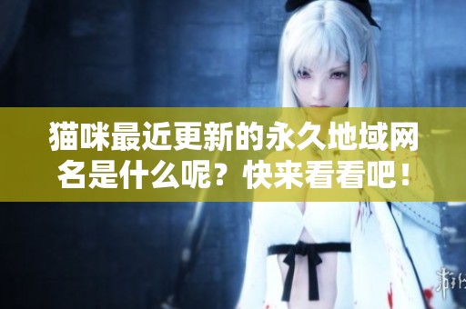 猫咪最近更新的永久地域网名是什么呢？快来看看吧！