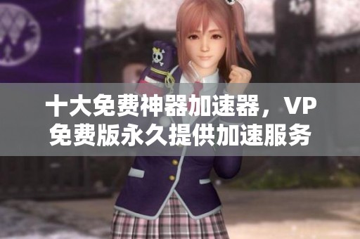十大免费神器加速器，VP免费版永久提供加速服务