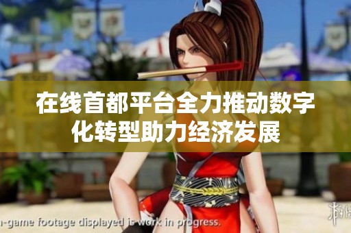 在线首都平台全力推动数字化转型助力经济发展