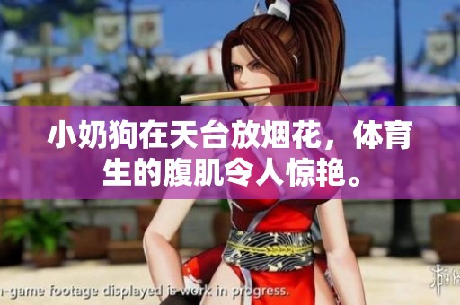 小奶狗在天台放烟花，**生的腹肌令人惊艳。