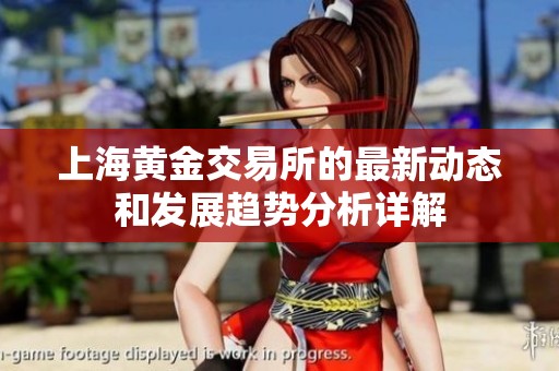 上海黄金交易所的最新动态和发展趋势分析详解
