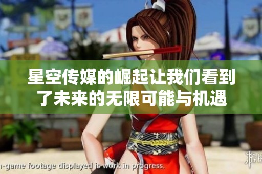 星空传媒的崛起让我们看到了未来的无限可能与机遇