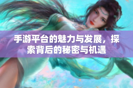 手游平台的魅力与发展，探索背后的秘密与机遇