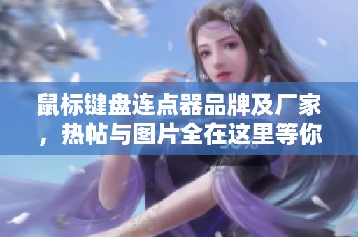 鼠标键盘连点器品牌及厂家，热帖与图片全在这里等你发现
