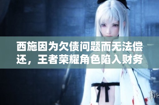 西施因为欠债问题而无法偿还，王者荣耀角色陷入财务困境