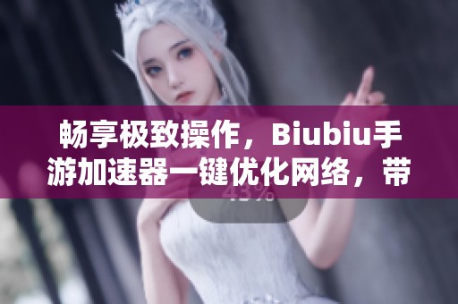 畅享极致操作，Biubiu手游加速器一键优化网络，带你体验流畅游戏乐趣