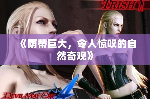 《荫蒂巨大，令人惊叹的自然奇观》