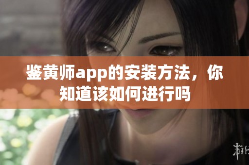 鉴黄师app的安装方法，你知道该如何进行吗