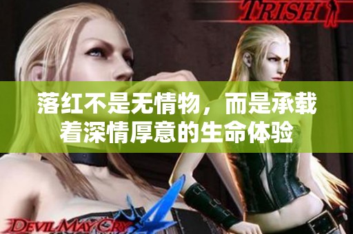 落红不是无情物，而是承载着深情厚意的生命体验