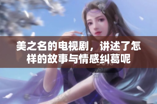 美之名的电视剧，讲述了怎样的故事与情感纠葛呢