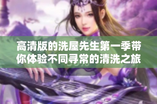 高清版的洗屋先生第一季带你体验不同寻常的清洗之旅