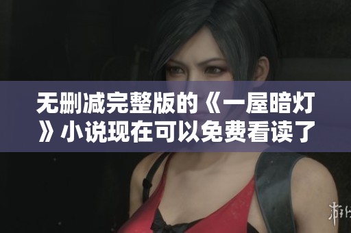 无删减完整版的《一屋暗灯》小说现在可以免费看读了，你准备好了吗
