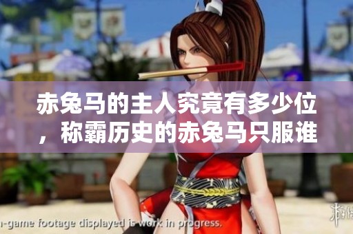 赤兔马的主人究竟有多少位，称霸历史的赤兔马只服谁