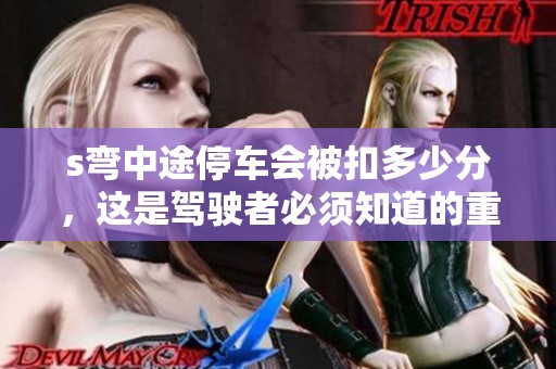 s弯中途停车会被扣多少分，这是驾驶者必须知道的重要规则