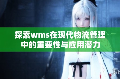 探索wms在现代物流管理中的重要性与应用潜力