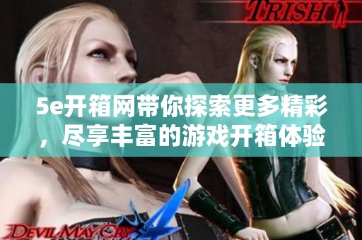 5e开箱网带你探索更多精彩，尽享丰富的游戏开箱体验与服务