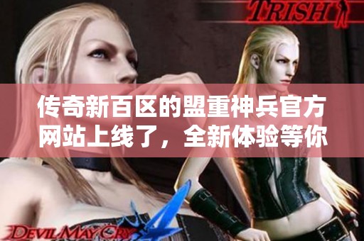 传奇新百区的盟重神兵官方网站上线了，全新体验等你来发现