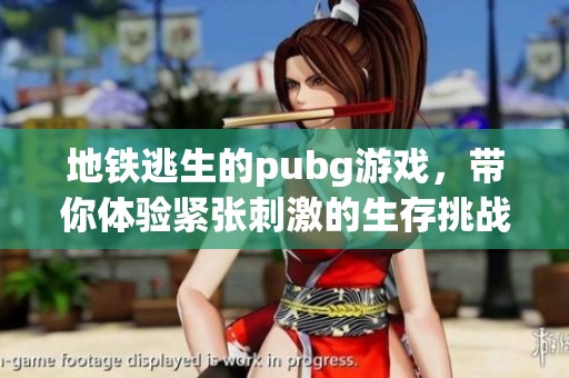 地铁逃生的pubg游戏，带你体验紧张刺激的生存挑战