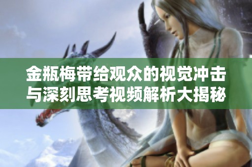 金瓶梅带给观众的视觉冲击与深刻思考视频解析大揭秘