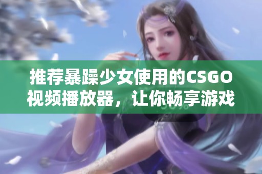 推荐暴躁少女使用的CSGO视频播放器，让你畅享游戏乐趣